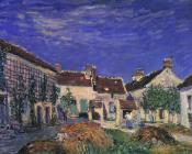 阿尔弗莱德 西斯莱 : A Farmyard near Sablons